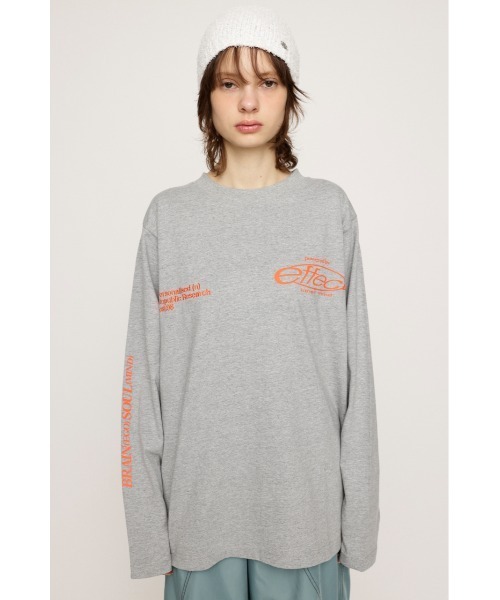 SLY(スライ)の「LOGO LONG SLEEVE T/SH ロゴ ロングスリーブ Tシャツ(Tシャツ/カットソー・レディース・レッド/ホワイト/杢グレー/ネイビー・FREE)」の12枚目の写真