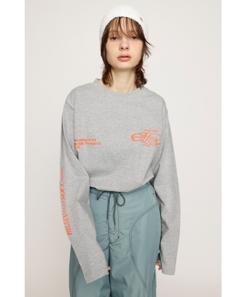tシャツ ロゴロングスリーブ Ｔシャツ レディース ロゴ ロング スリーブ Tシャツ