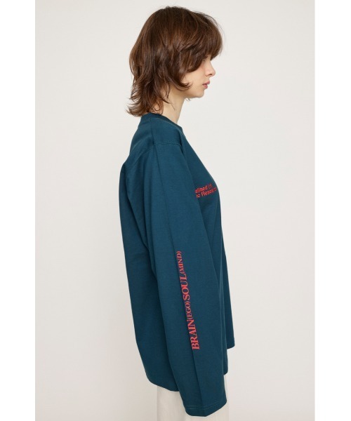 SLY(スライ)の「LOGO LONG SLEEVE T/SH ロゴ ロングスリーブ Tシャツ(Tシャツ/カットソー・レディース・レッド/ホワイト/杢グレー/ネイビー・FREE)」の21枚目の写真