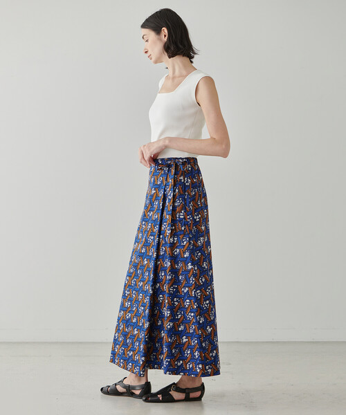 LE GLAZIK（ルグラジック）の「LE GLAZIK | フレンチスリーブニット WOMEN（ニット/セーター・レディース・グリーン系その他/オフホワイト/ブラック・36）」の13枚目の写真