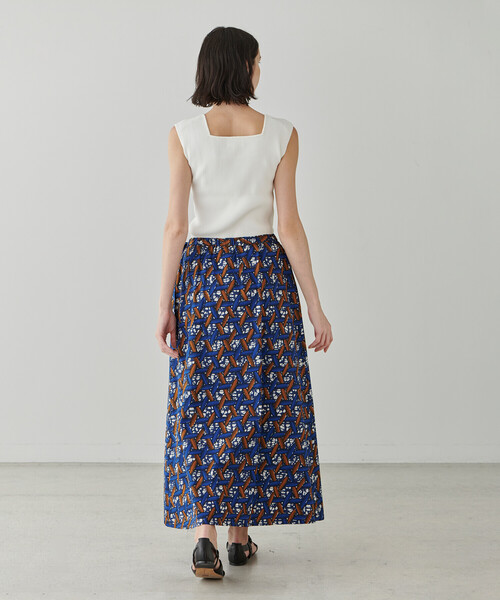 LE GLAZIK（ルグラジック）の「LE GLAZIK | フレンチスリーブニット WOMEN（ニット/セーター・レディース・グリーン系その他/オフホワイト/ブラック・36）」の12枚目の写真