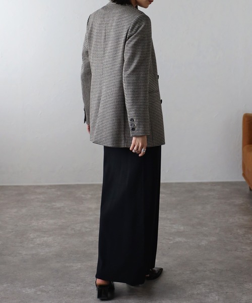 Bonjour Sagan（ボンジュールサガン）の「ストレッチニットスカート（スカート・レディース・ライトベージュ/ブラック・FREE）」の12枚目の写真