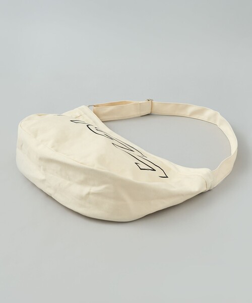 HeM（ヘム）の「HeM（ヘム）別注ニュースペーパーバッグ／メッセンジャーバッグ（ショルダーバッグ・メンズ・ブラック/ダークグリーン/ネイビー/オフホワイト・FREE）」の16枚目の写真