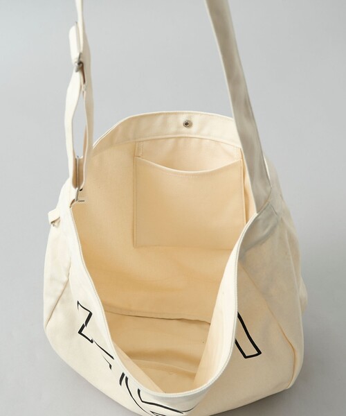 HeM（ヘム）の「HeM（ヘム）別注ニュースペーパーバッグ／メッセンジャーバッグ（ショルダーバッグ・メンズ・ブラック/ダークグリーン/ネイビー/オフホワイト・FREE）」の18枚目の写真