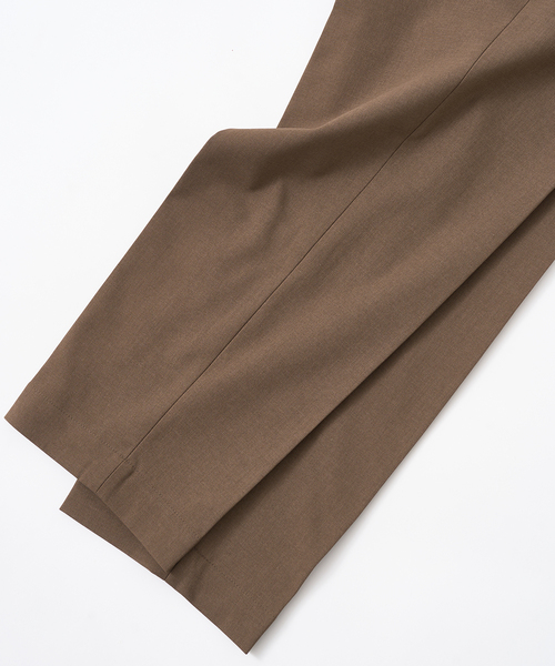 417 EDIFICE（フォーワンセブンエディフィス）の「【Reflax/リフラックス】ツイル ストレッチ イージーパンツ（スラックス・メンズ・ブラック/チャコールグレー/ブラウン・SMALL/MEDIUM/LARGE）」の17枚目の写真