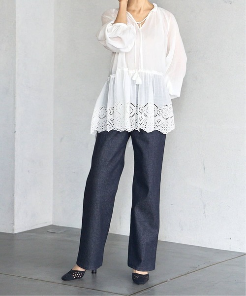 LE TALON（ルタロン）の「6cmクロシェレースアンクルパンプス（パンプス・レディース・チャコールグレー/アイボリー/キャメル・SMALL/MEDIUM/LARGE/X-LARGE）」の19枚目の写真