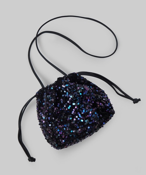 minia(ミニア)の「スパンコールドロストショルダー(ショルダーバッグ・レディース・シルバー/ブラック/マルチ・FREE)」の10枚目の写真