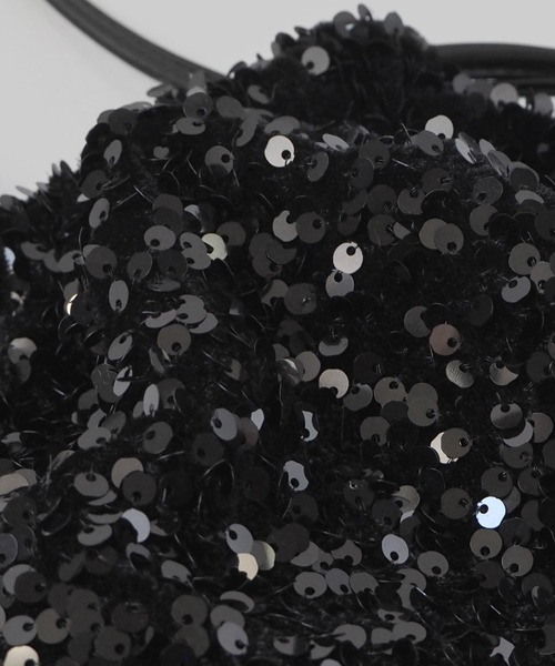 minia(ミニア)の「スパンコールドロストショルダー(ショルダーバッグ・レディース・シルバー/ブラック/マルチ・FREE)」の4枚目の写真