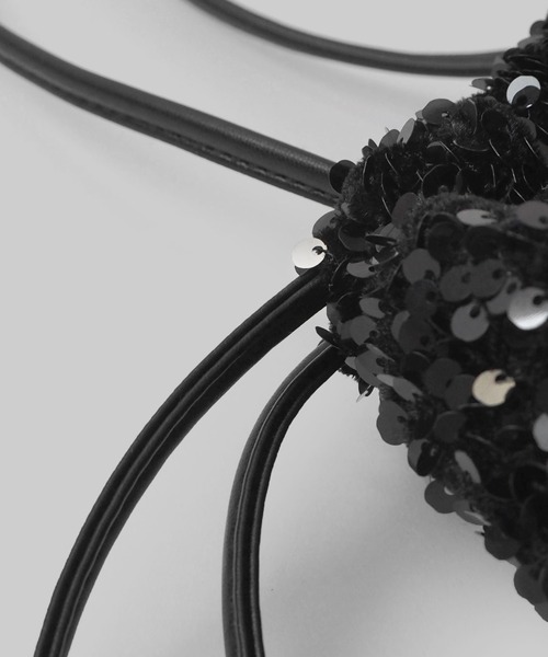 minia(ミニア)の「スパンコールドロストショルダー(ショルダーバッグ・レディース・シルバー/ブラック/マルチ・FREE)」の20枚目の写真