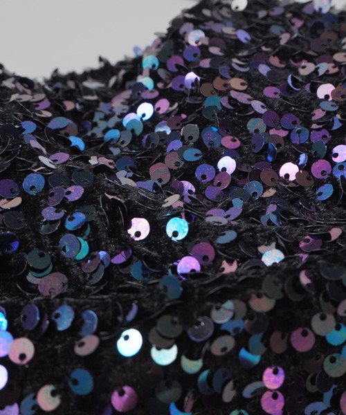 minia(ミニア)の「スパンコールドロストショルダー(ショルダーバッグ・レディース・シルバー/ブラック/マルチ・FREE)」の13枚目の写真