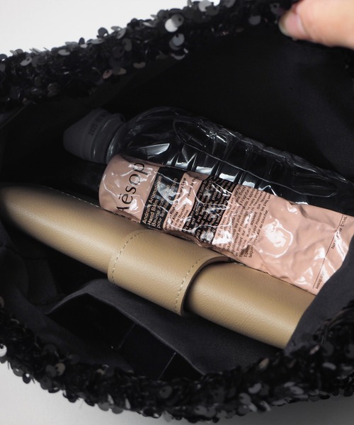 minia(ミニア)の「スパンコールドロストショルダー(ショルダーバッグ・レディース・シルバー/ブラック/マルチ・FREE)」の7枚目の写真