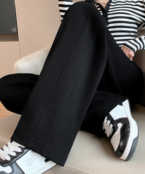 Miniministore（ミニミニストア）の「【新色追加】スウェットパンツ レディースワイドパンツ（スウェットパンツ・レディース・ライトグレー/ライトブルー/アイボリー/ライトブラウン/ダークグレー/ブラック/ネイビー/ブルー・FREE）」の3枚目の写真