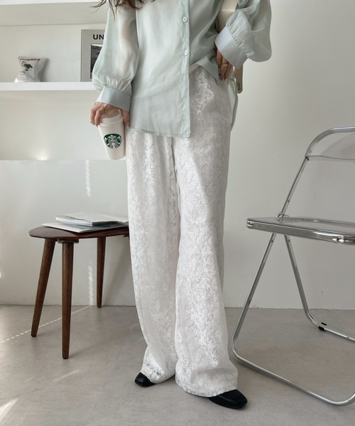 Ada.（エイダ）の「レース ルーズパンツ（その他パンツ・レディース・ホワイト/ブラック・FREE）」の3枚目の写真