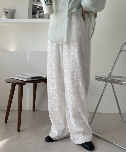Ada.（エイダ）の「レース ルーズパンツ（その他パンツ・レディース・ホワイト/ブラック・FREE）」の5枚目の写真
