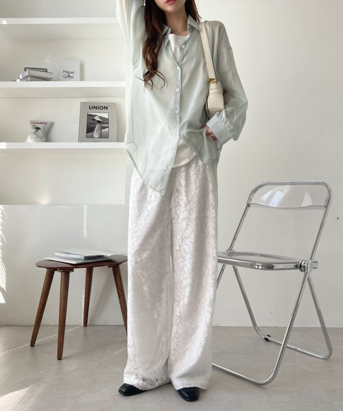 Ada.（エイダ）の「レース ルーズパンツ（その他パンツ・レディース・ホワイト/ブラック・FREE）」の7枚目の写真