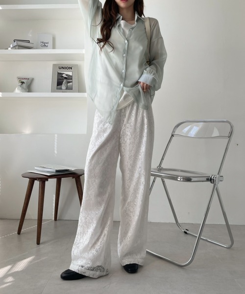 Ada.（エイダ）の「レース ルーズパンツ（その他パンツ・レディース・ホワイト/ブラック・FREE）」の9枚目の写真