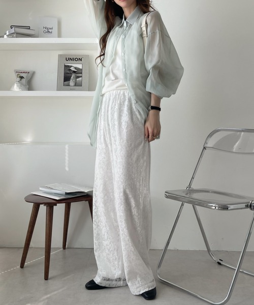 Ada.（エイダ）の「レース ルーズパンツ（その他パンツ・レディース・ホワイト/ブラック・FREE）」の8枚目の写真