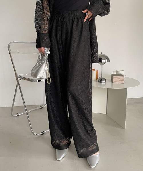 Ada.（エイダ）の「レース ルーズパンツ（その他パンツ・レディース・ホワイト/ブラック・FREE）」の12枚目の写真