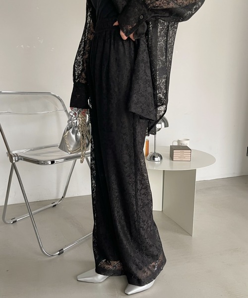 Ada.（エイダ）の「レース ルーズパンツ（その他パンツ・レディース・ホワイト/ブラック・FREE）」の13枚目の写真