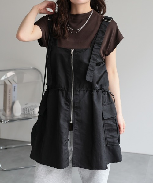 セール】ナイロンジップベスト／ミリタリーベスト《動画あり》（ベスト