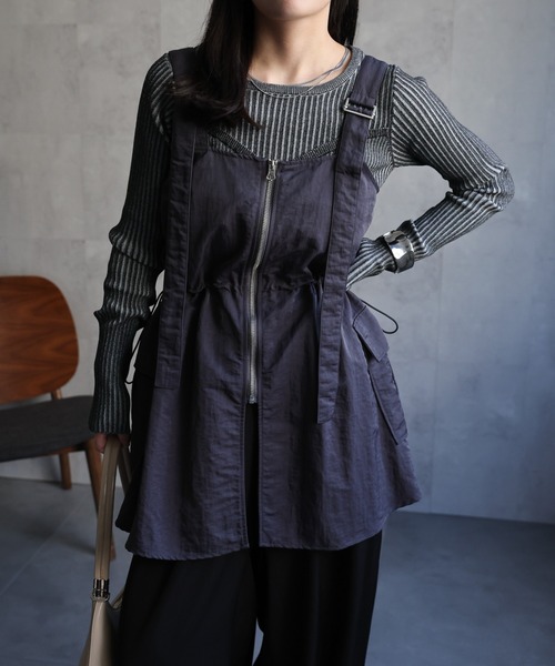 outdoor productsナイロン ジップアップ ミリタリーベスト セール】ナイロンジップベスト／ミリタリーベスト《動画あり》（ベスト