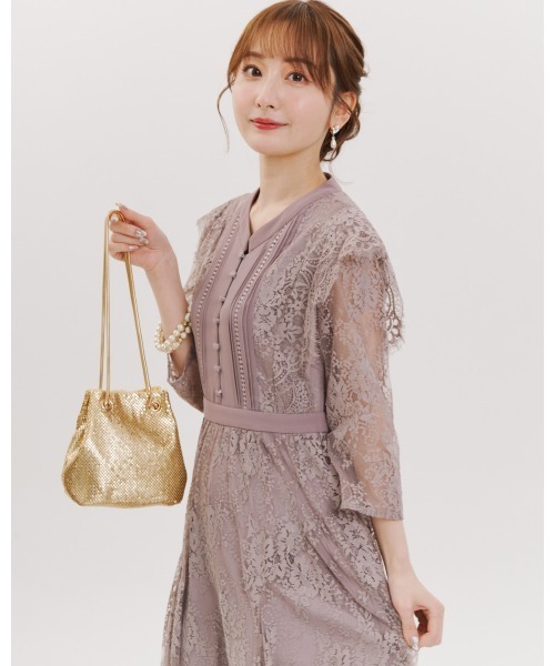 &Robu.(アンドロブ)の「メタルメッシュ2WAYミニバッグ 結婚式 顔合わせ お呼ばれ(ハンドバッグ・レディース・シルバー/ゴールド/ブラック/ベージュ/ブラック×ゴールド・FREE)」の6枚目の写真