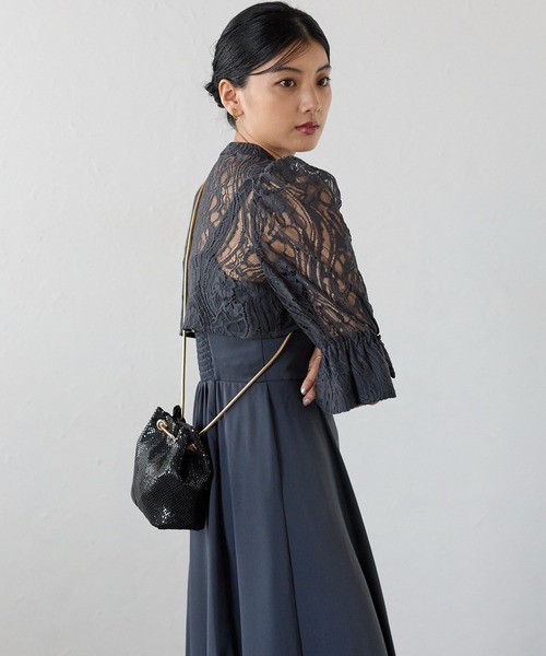 希少　DOLCE&GABBANA　ミニ　メッシュ　ハンドバッグ　パーティバッグ niana パーティー ハンドバッグ パーティーバッグ パール レース