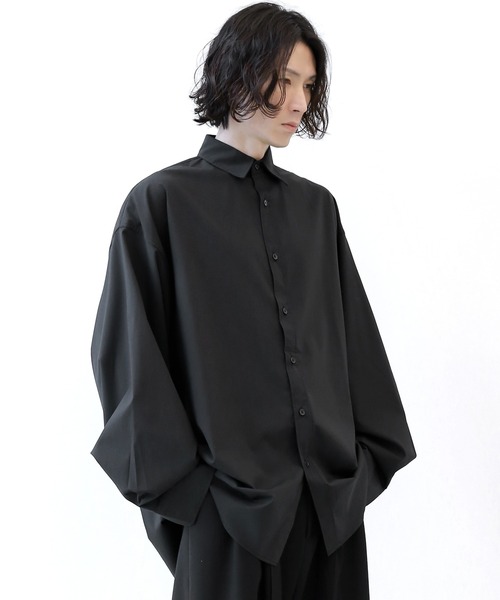 minsobi（ミンソビ）の「ビッグシルエット長袖シャツ オーバーシャツ