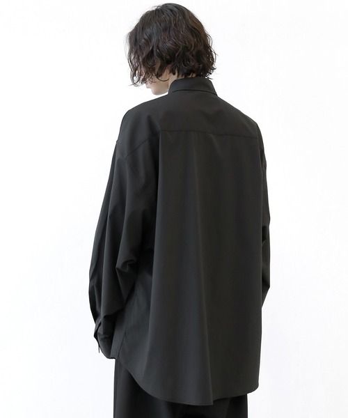 minsobi（ミンソビ）の「ビッグシルエット長袖シャツ オーバーシャツ 