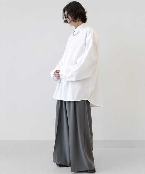 minsobi（ミンソビ）の「ビッグシルエット長袖シャツ オーバーシャツ