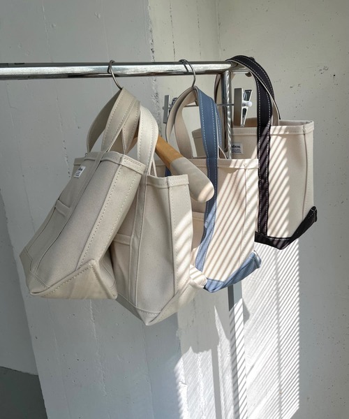 ORCIVAL（オーシバル）の「ORCIVAL　TOTE BAG SMALL（トートバッグ・レディース・アイボリー/ライトベージュ/ホワイト系その他/ブルー系その他・FREE）」の11枚目の写真