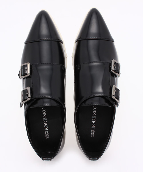 RODE SKO（ロデスコ）の「RODE SKO ILANA ポインテッドモンクシューズ（その他シューズ・レディース・ブラック/ホワイト・38/36/37）」の10枚目の写真