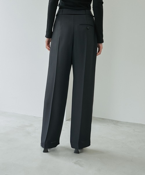 ルシェルブルーパンツ ル シェル ブルー - LE CIEL BLEU | Wide Cargo Pants-Charcoal