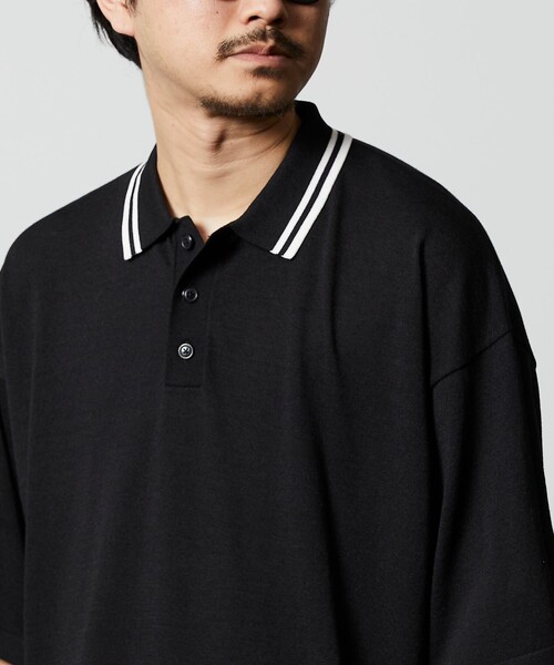 リラックスフィット ポロシャツ オリーブ 新品 ユニクロ +J リラックスフィットポロシャツ（半袖）XL