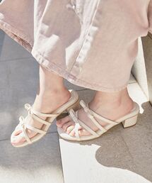 MAJESTIC LEGON | ダブルリボンサンダル(サンダル)