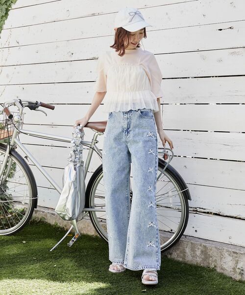 MAJESTIC LEGON(マジェスティックレゴン)の「ダブルリボンサンダル(サンダル・レディース・ブラック/アイボリー/シルバー・SMALL/MEDIUM/LARGE/X-LARGE)」の7枚目の写真