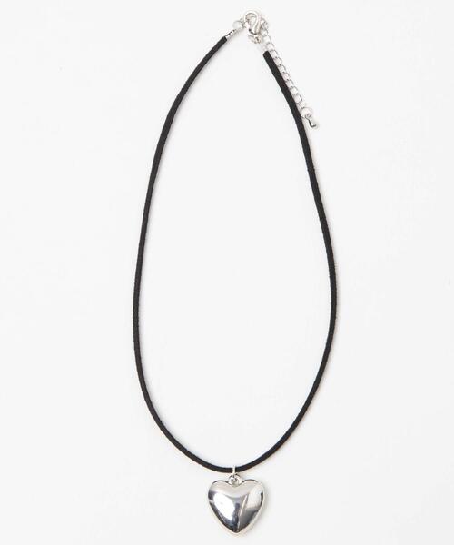 WEGO(ウィゴー)の「WEGO/ハートチョーカー(ネックレス・レディース・シルバー/その他1/その他2・FREE)」の4枚目の写真