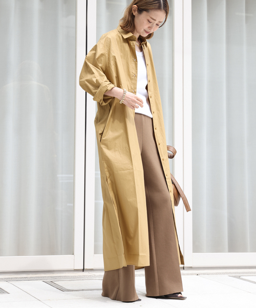 Deuxieme Classe(ドゥーズィエムクラス)の「A.SHI.RT ALLEGRA DRESS(ワンピース・レディース・キャメル・FREE)」の4枚目の写真