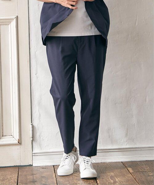 ikka(イッカ)の「【イージーケア/セットアップ対応】Reflax(R) リラックスイージーアンクルパンツ(その他パンツ・メンズ・チャコールグレー/グリーン/ダークネイビー/ベージュ・S/M/L/XL)」の16枚目の写真