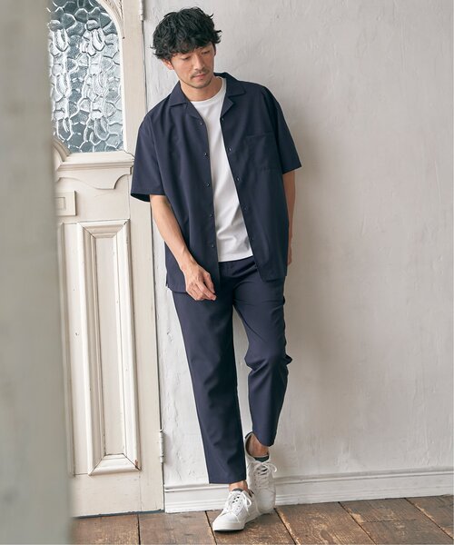 ikka(イッカ)の「【イージーケア/セットアップ対応】Reflax(R) リラックスイージーアンクルパンツ(その他パンツ・メンズ・チャコールグレー/グリーン/ダークネイビー/ベージュ・S/M/L/XL)」の19枚目の写真