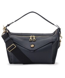 ⭐️新品未使用⭐️　トフ&ロードストーン　ブラスボタン　トートバッグ　レザー　紺 ルーフボタン(L) （ビジネスバッグ）｜TOFF&LOADSTONE / トフ