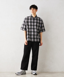 GERRY | 【GERRY/ジェリー 】別注 ガーゼチェック半袖シャツ(シャツ/ブラウス)