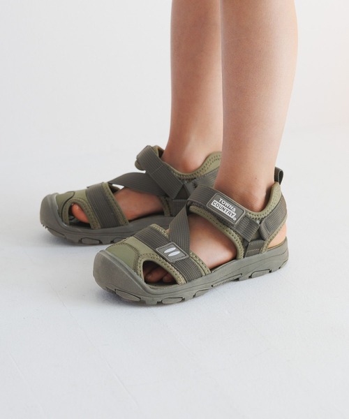 BAYFLOW（ベイフロー）の「[軽量！滑りにくく安心！]ガードテープサンダル(KIDS)（サンダル・キッズ・ブラック/カーキ/マルチ/シルバー/パープル/その他2/グリーン・17cm/18cm/19cm/20cm/21cm/22cm/23cm/23.0cm/22.0cm/18.0cm/20.0cm/21.0cm/17.0cm/19.0cm）」の3枚目の写真