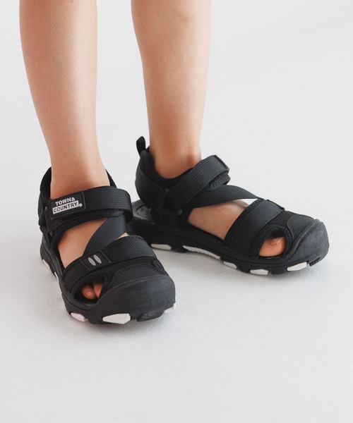 BAYFLOW（ベイフロー）の「[軽量！滑りにくく安心！]ガードテープサンダル(KIDS)（サンダル・キッズ・ブラック/カーキ/マルチ/シルバー/パープル/その他2/グリーン・17cm/18cm/19cm/20cm/21cm/22cm/23cm/23.0cm/22.0cm/18.0cm/20.0cm/21.0cm/17.0cm/19.0cm）」の17枚目の写真