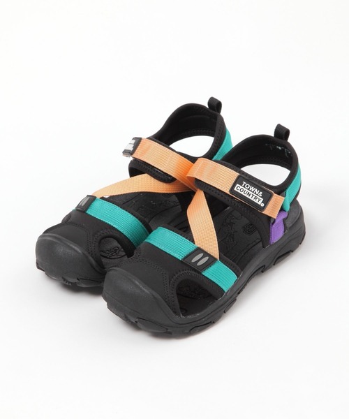 BAYFLOW（ベイフロー）の「[軽量！滑りにくく安心！]ガードテープサンダル(KIDS)（サンダル・キッズ・ブラック/カーキ/マルチ/シルバー/パープル/その他2/グリーン・17cm/18cm/19cm/20cm/21cm/22cm/23cm/23.0cm/22.0cm/18.0cm/20.0cm/21.0cm/17.0cm/19.0cm）」の22枚目の写真