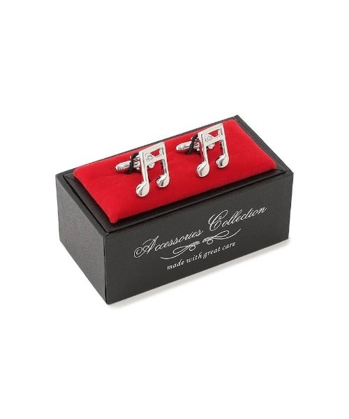 Perfect Suit FActory（パーフェクトスーツファクトリー）の「モチーフ　カフリンクス（音符）（カフリンクス・メンズ・その他・FREE）」の4枚目の写真