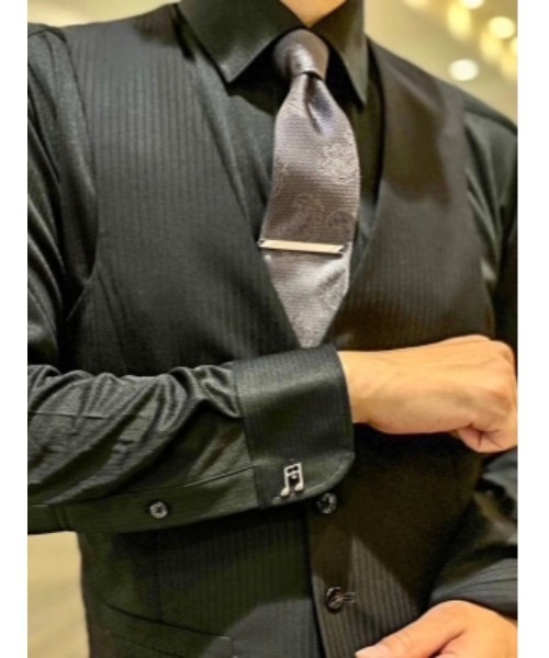 Perfect Suit FActory（パーフェクトスーツファクトリー）の「モチーフ　カフリンクス（音符）（カフリンクス・メンズ・その他・FREE）」の5枚目の写真