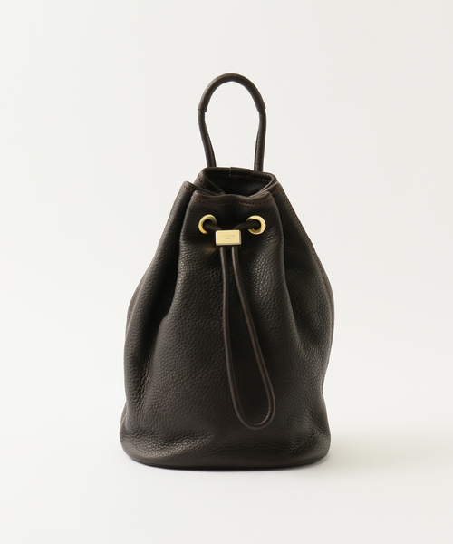 EDIFICE(エディフィス)の「【S.MANO / エス マーノ】DRAWSTRING BAG SMALL(ショルダーバッグ・メンズ・ブラウン・FREE)」の16枚目の写真