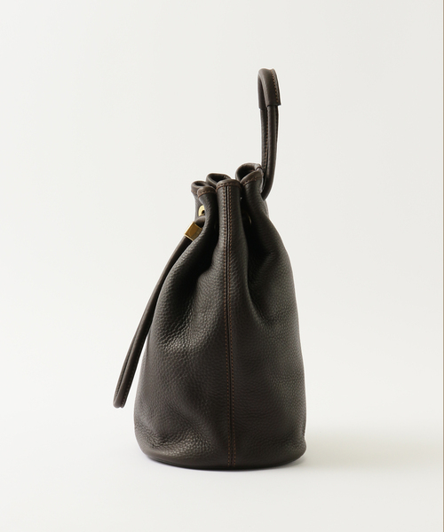 EDIFICE(エディフィス)の「【S.MANO / エス マーノ】DRAWSTRING BAG SMALL(ショルダーバッグ・メンズ・ブラウン・FREE)」の13枚目の写真