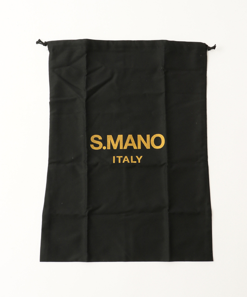 EDIFICE(エディフィス)の「【S.MANO / エス マーノ】DRAWSTRING BAG SMALL(ショルダーバッグ・メンズ・ブラウン・FREE)」の5枚目の写真